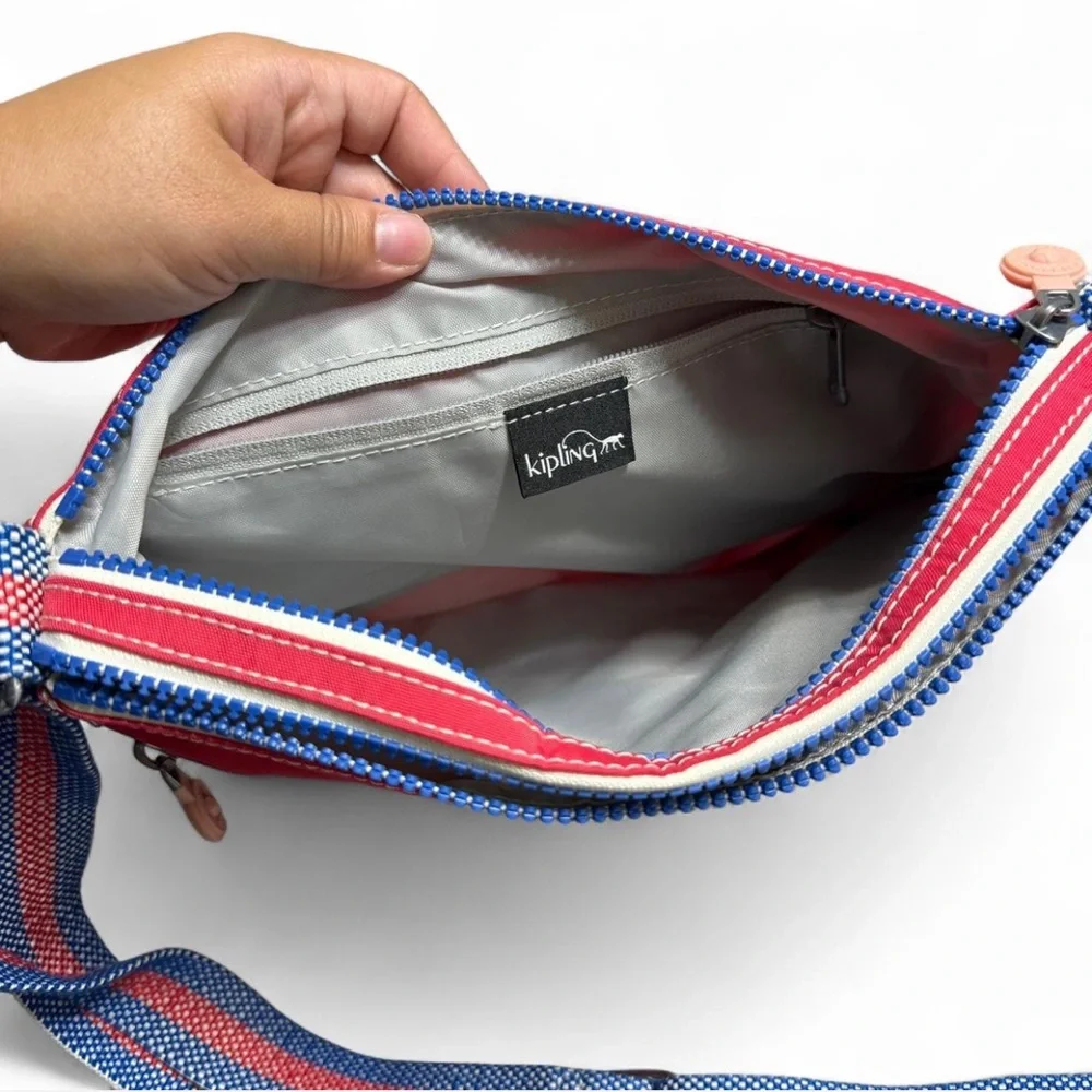 Kipling Nylon Casual Crossbody Bag KIC9B4 Annabelle Berry Blitz - Picture 5 of 9